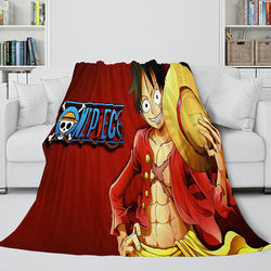 Anime ONE PIECE Throw Flannel Fleece Blanket Soft Cozy Bedding Sets (Online Order Only)