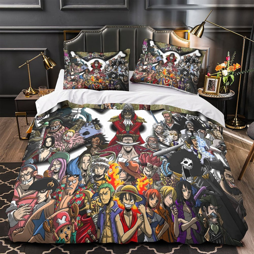 Anime One Piece Bedding Set Duvet Cover Without Filler (Online Order Only)