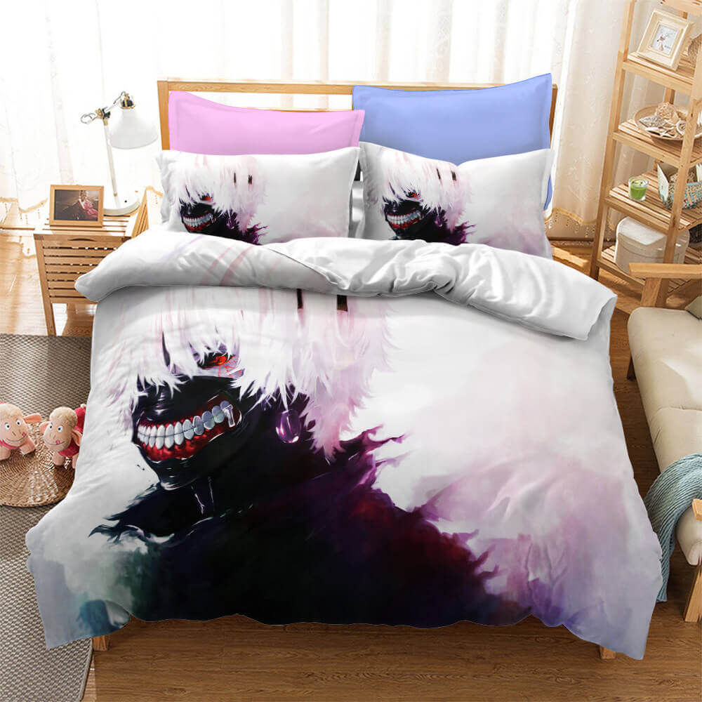 Anime Tokyo Ghoul Cosplay Bedding Set Quilt Cover (Online Order Only)