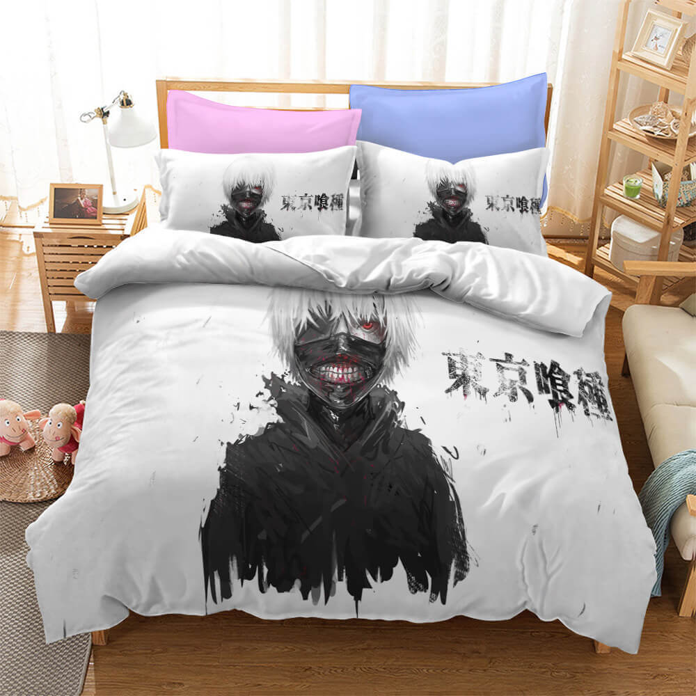 Anime Tokyo Ghoul Cosplay Bedding Set Quilt Cover (Online Order Only)
