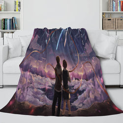 Anime Your Name Cosplay Flannel Blanket Throw (Online Order Only)