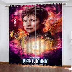 Ant-Man and The Wasp Quantumania Curtains Pattern Blackout Window Drapes (Online Order Only)