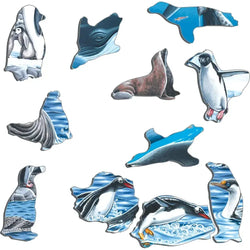 Antarctica Animals 66 Piece Tray Jigsaw Puzzle Larsen