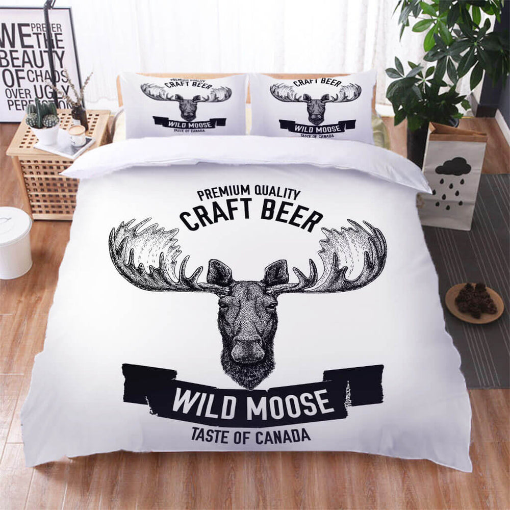 Antelope Pattern Bedding Set Quilt Cover Without Filler (Online Order Only)