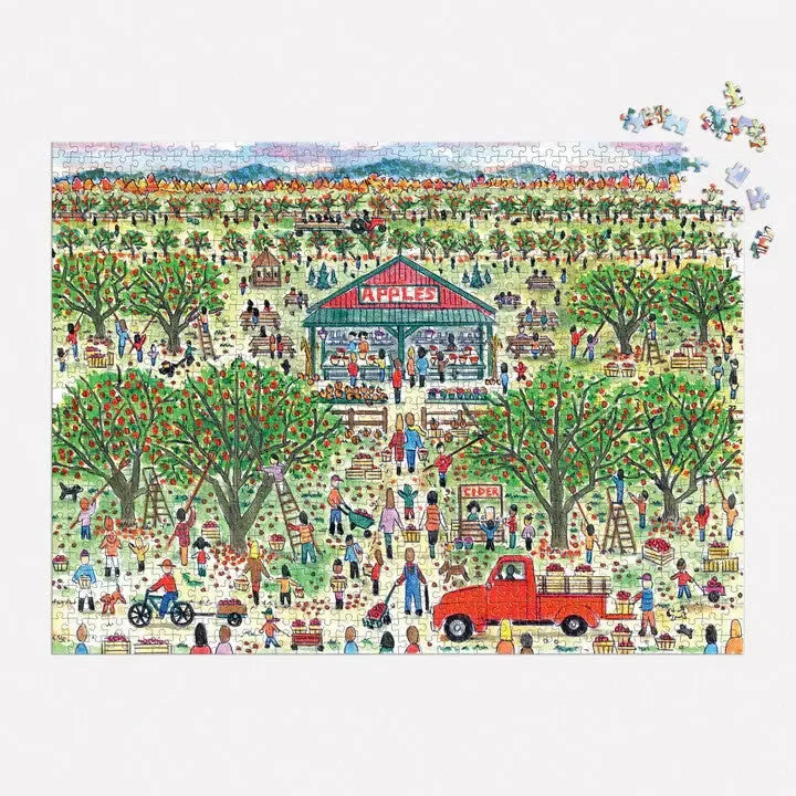 Apple Pickin' 1000 Piece Jigsaw Puzzle Galison (ONLINE ORDER ONLY)