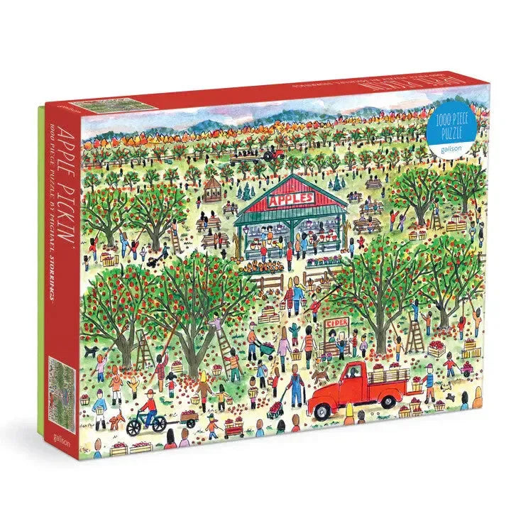Apple Pickin' 1000 Piece Jigsaw Puzzle Galison (ONLINE ORDER ONLY)