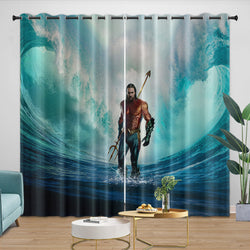 Aquaman and the Lost Kingdom Curtains Blackout Window Drapes (Online Order Only)