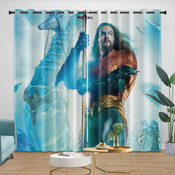Aquaman and the Lost Kingdom Curtains Blackout Window Drapes (Online Order Only)