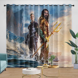 Aquaman and the Lost Kingdom Curtains Blackout Window Drapes (Online Order Only)