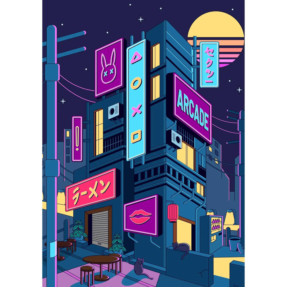 Arcade 99 Piece Mini Jigsaw Puzzle Puzzledly