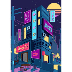 Arcade 99 Piece Mini Jigsaw Puzzle Puzzledly