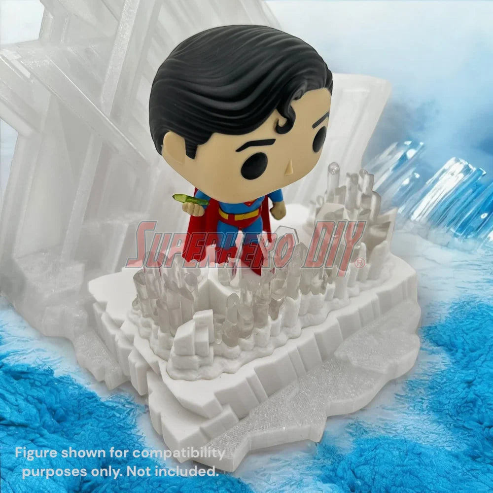 Arctic Ice Crystal Fortress Display Stand - Sized for Pop! Deluxe Superman #537 (ONLINE ORDER ONLY)