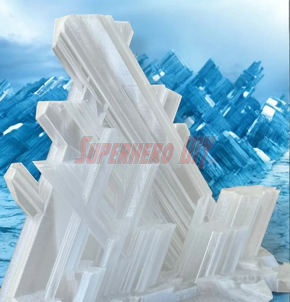 Arctic Ice Crystal Fortress Display Stand - Sized for Pop! Deluxe Superman #537 (ONLINE ORDER ONLY)