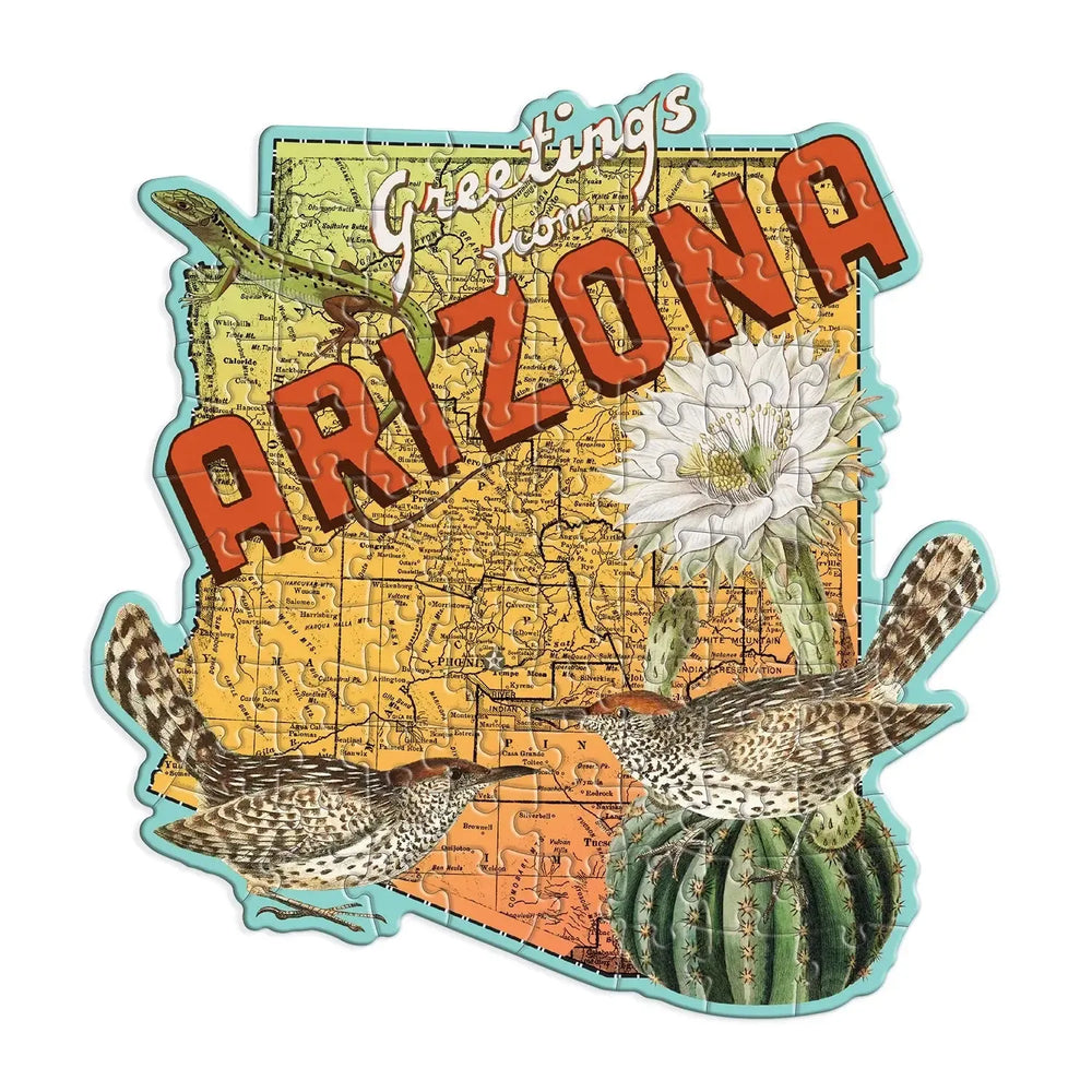 Arizona 100 Piece Mini Shaped Jigsaw Puzzle Galison (ONLINE ORDER ONLY)