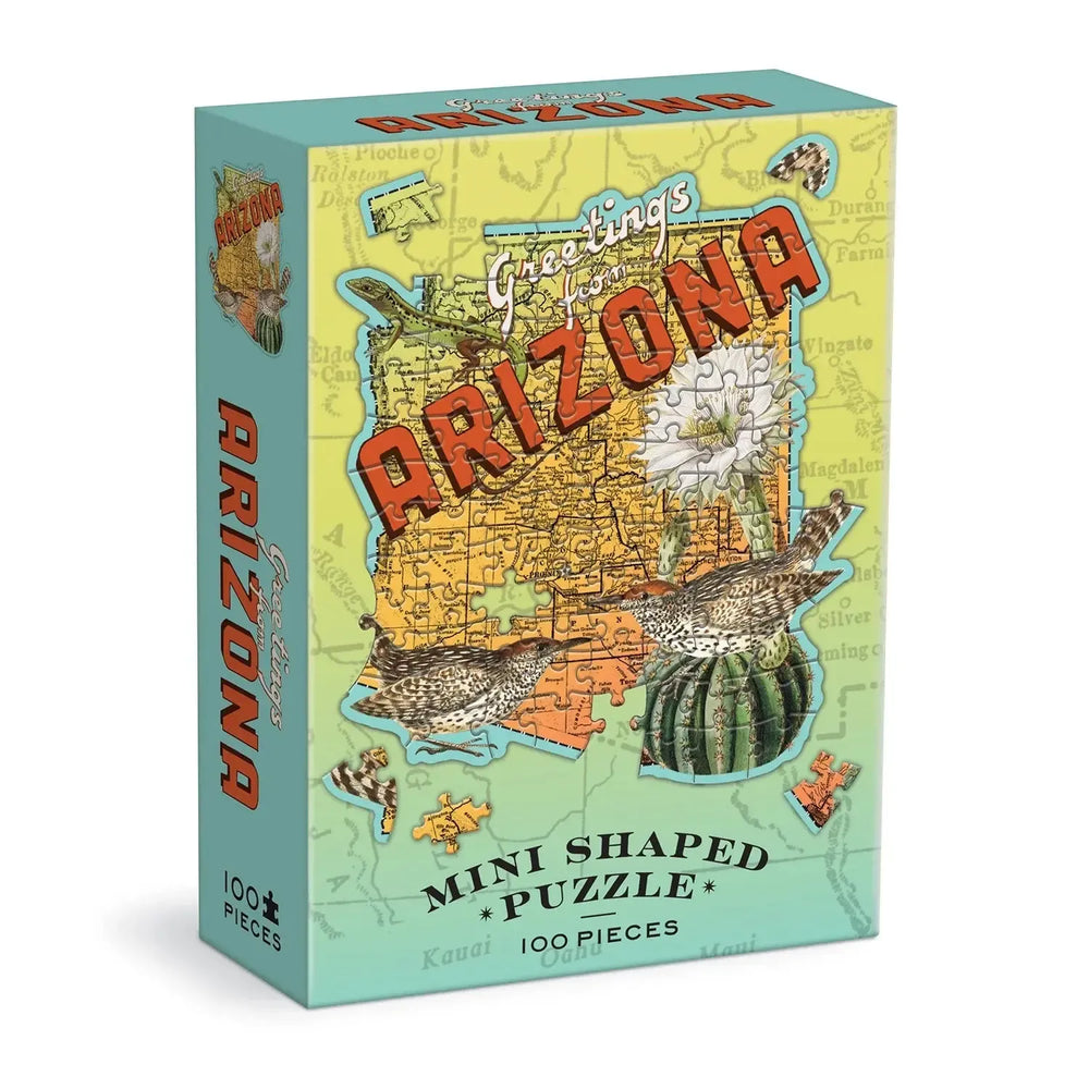 Arizona 100 Piece Mini Shaped Jigsaw Puzzle Galison (ONLINE ORDER ONLY)
