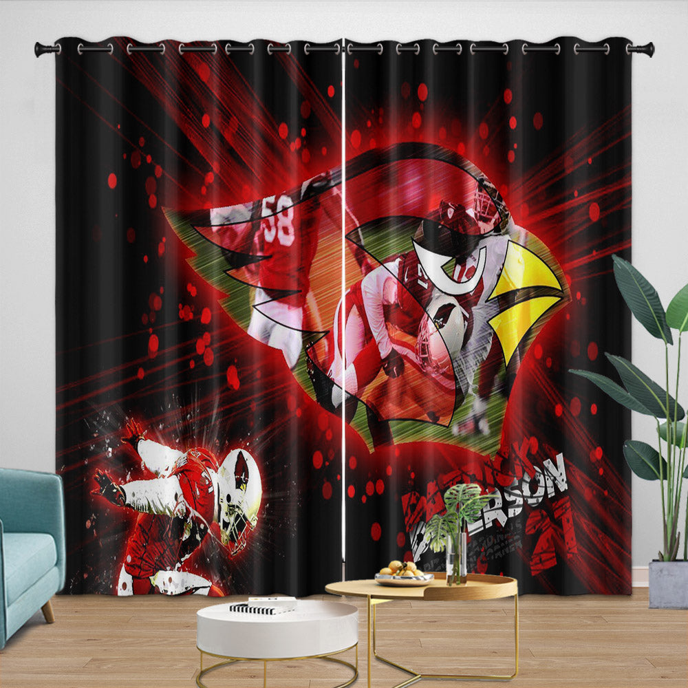 Arizona Cardinals Curtains Blackout Window Drapes (Online Order Only)