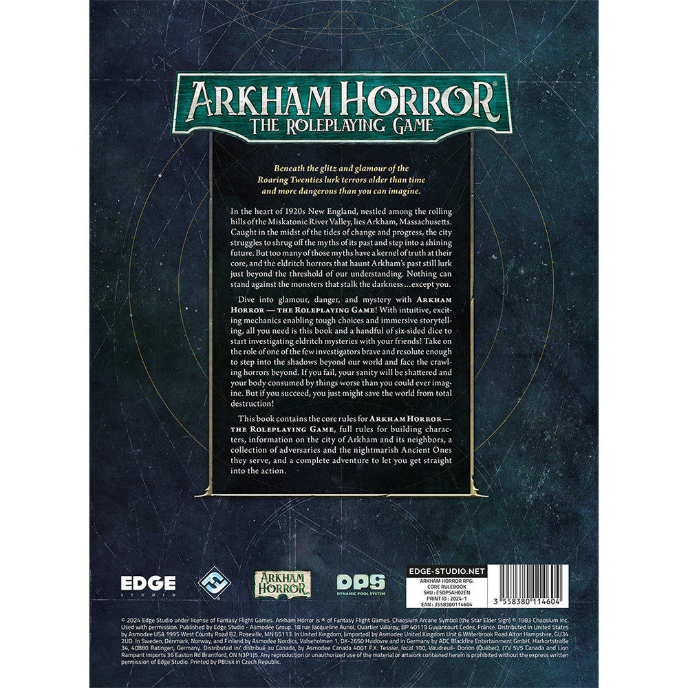 Arkham Horror RPG Core Rulebook (ONLINE ORDER ONLY)