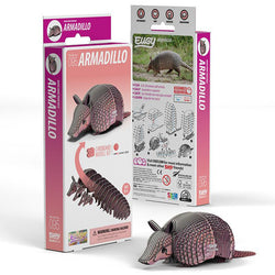 Armadillo 3D Cardboard Model Kit Eugy (ONLINE ORDER ONLY)