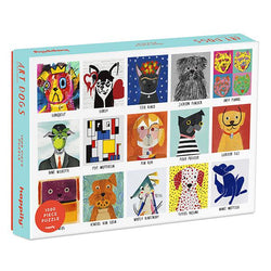 Art Dogs 1000 Piece Jigsaw Puzzle Happily (ONLINE ORDER ONLY)