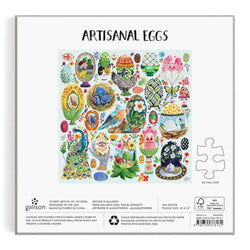 Artisanal Eggs 500 Piece Jigsaw Puzzle Galison (ONLINE ORDER ONLY)