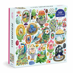 Artisanal Eggs 500 Piece Jigsaw Puzzle Galison (ONLINE ORDER ONLY)