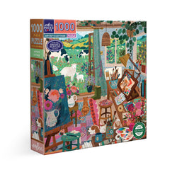 Artist's Cottage 1000 Piece Jigsaw Puzzle eeBoo (ONLINE ORDER ONLY)