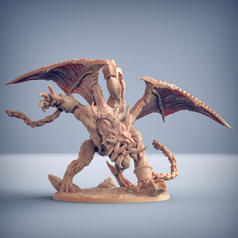 3D Printed Artisan Guild Ashen Manticore Epic Bosses 28mm 32mm (Online Only)