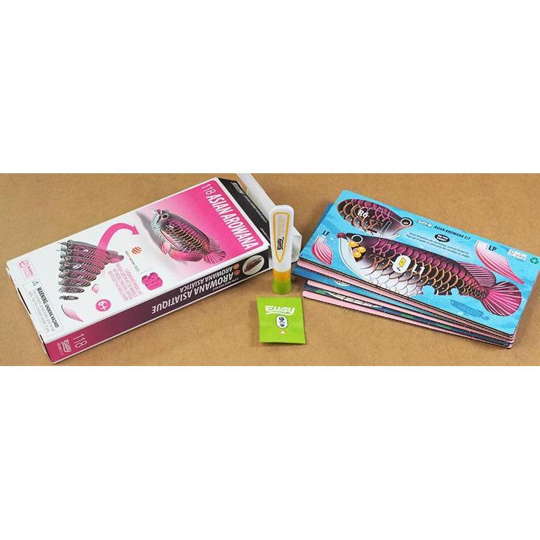 Asian Arowana 3D Cardboard Model Kit Eugy (ONLINE ORDER ONLY)