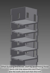 6mm Apartment Block (Matboard) - 285CSS153 (Online Order Only)