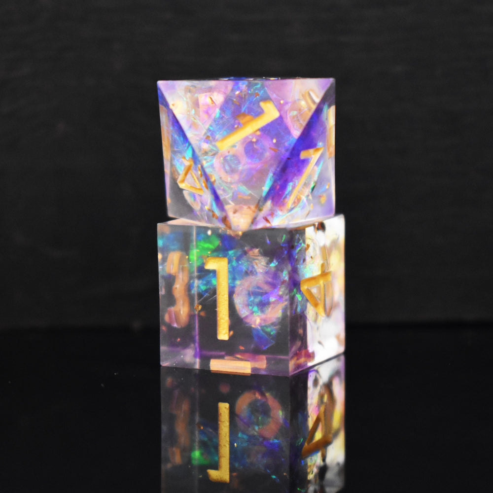 Astral Projection Sharp-Edged Resin Dice Set (ONLINE ORDER ONLY)