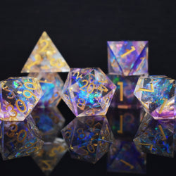 Astral Projection Sharp-Edged Resin Dice Set (ONLINE ORDER ONLY)