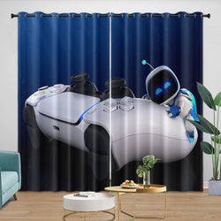Astro Bot Curtains Blackout Window Drapes Room Decoration (Online Order Only)