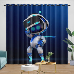 Astro Bot Curtains Blackout Window Drapes Room Decoration (Online Order Only)