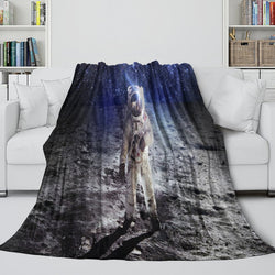 Astronaut Blanket Flannel Kids Room Throw (ONLINE ORDER ONLY)