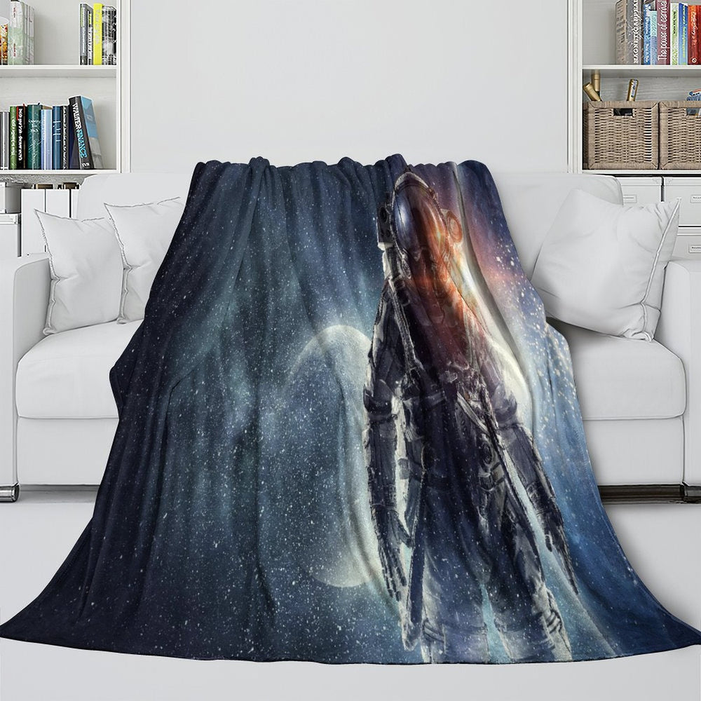 Astronaut Blanket Flannel Kids Room Throw (ONLINE ORDER ONLY)