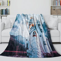 Astronaut Blanket Flannel Kids Room Throw (ONLINE ORDER ONLY)