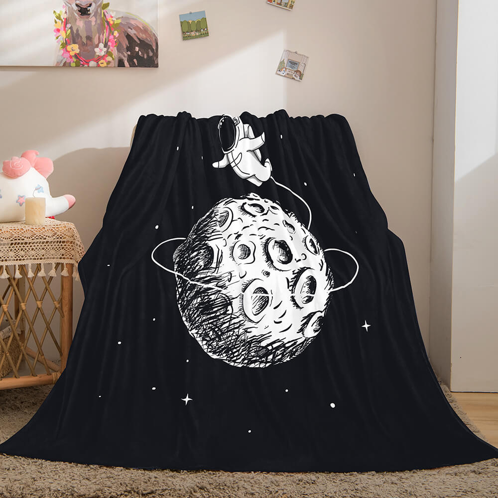 Astronaut Blanket Soft Flannel Blanket (Online Order Only)