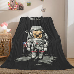 Astronaut Blanket Soft Flannel Blanket (Online Order Only)