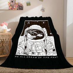 Astronaut Blanket Soft Flannel Blanket (Online Order Only)