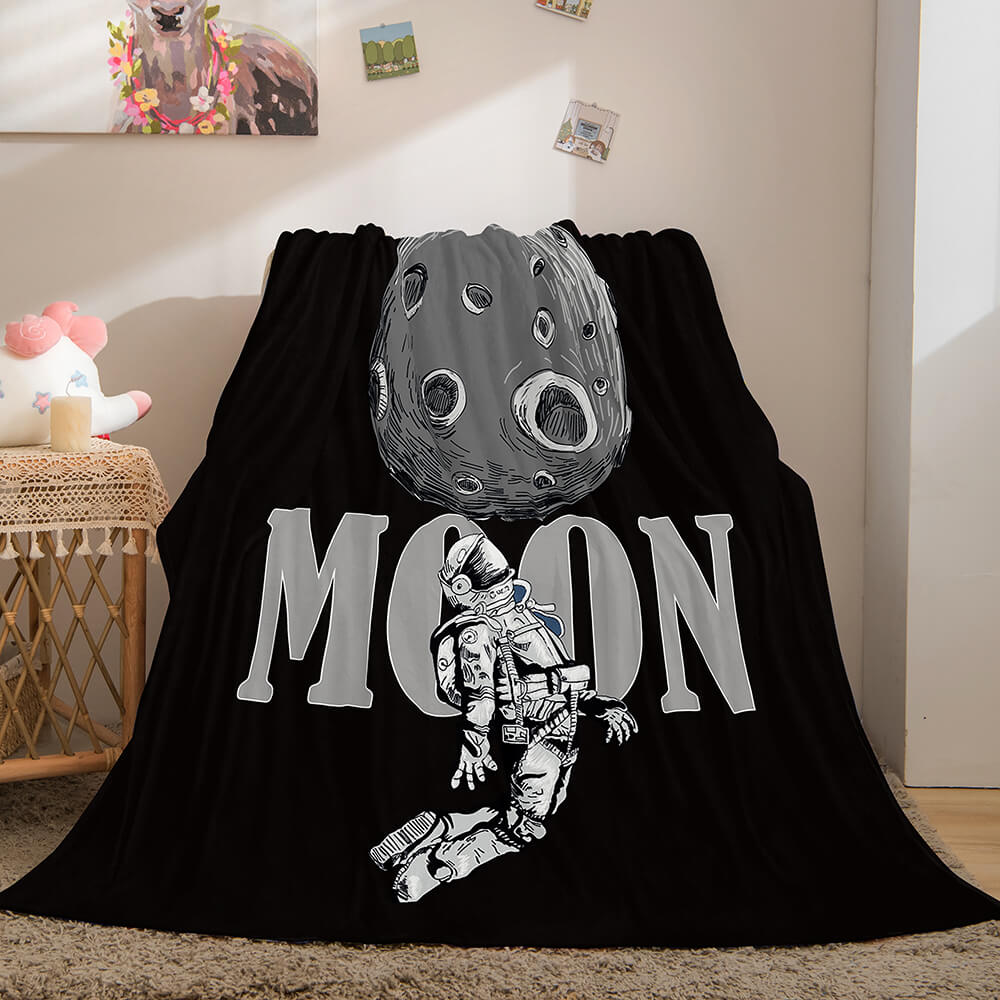 Astronaut Blanket Soft Flannel Blanket (Online Order Only)