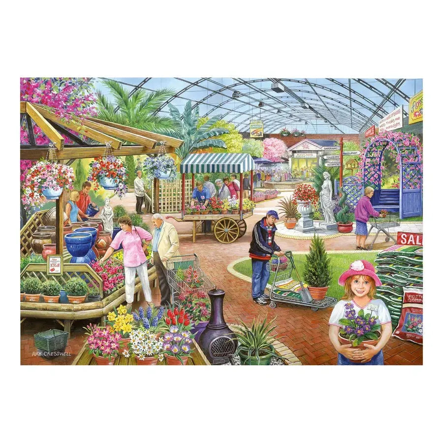 At the Garden Center 500 Piece Jigsaw Puzzle HOP (ONLINE ORDER ONLY)