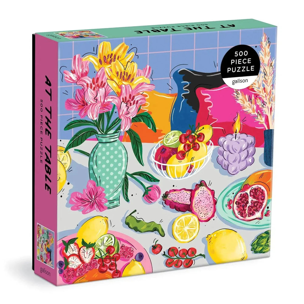 At the Table 500 Piece Jigsaw Puzzle Galison (ONLINE ORDER ONLY)