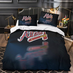 Atlanta Braves Bedding Set Quilt Cover Without Filler (Online Order Only)
