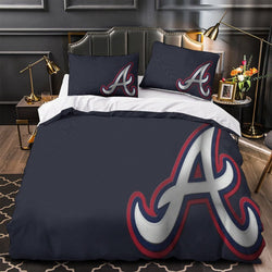 Atlanta Braves Bedding Set Quilt Cover Without Filler (Online Order Only)