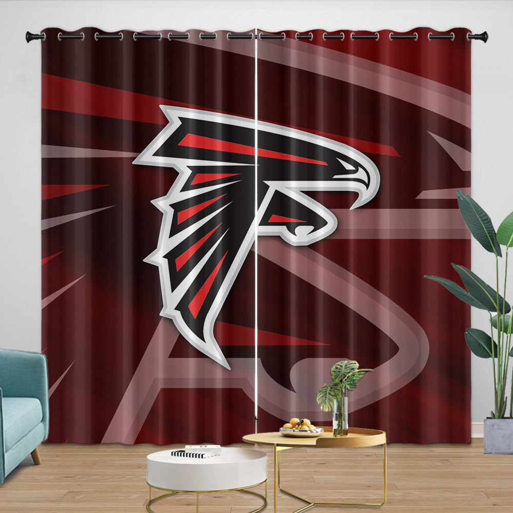 Atlanta Falcons Curtains Blackout Window Drapes (Online Order Only)