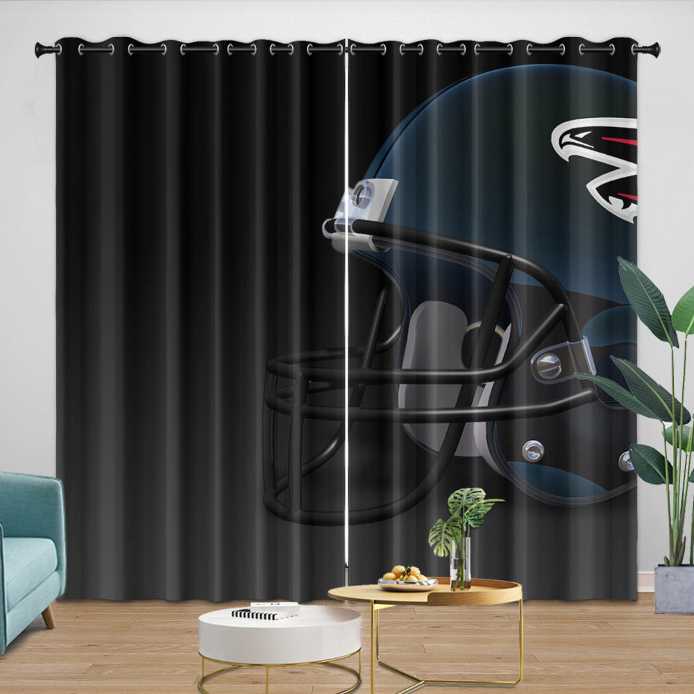 Atlanta Falcons Curtains Blackout Window Drapes (Online Order Only)