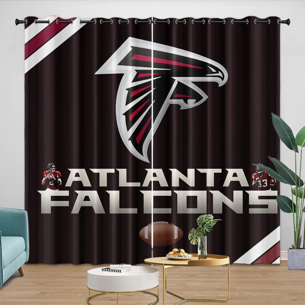 Atlanta Falcons Curtains Blackout Window Drapes (Online Order Only)