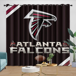 Atlanta Falcons Curtains Blackout Window Drapes (Online Order Only)