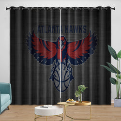 Atlanta Hawks Curtains Blackout Window Drapes Room Decoration (Online Order Only)