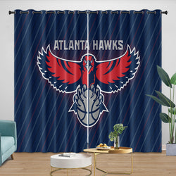 Atlanta Hawks Curtains Blackout Window Drapes Room Decoration (Online Order Only)